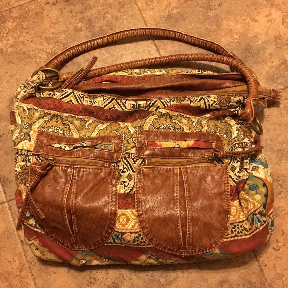 Tribal print purse